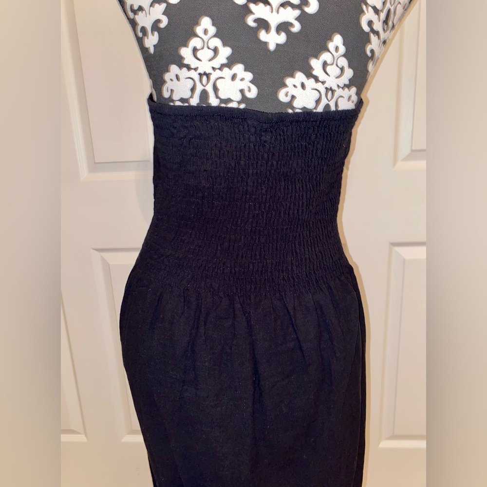 NWT Boho Floral Embroidered Halter Maxi Dress Size Small - Picture 7 of 11